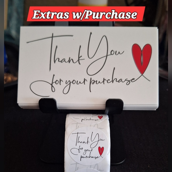 Mailers Other - NWT - 550ct. - 30ct. Thank You Cards And 520 Thank You Stickers